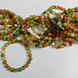 8mm Peacock agate bracelets