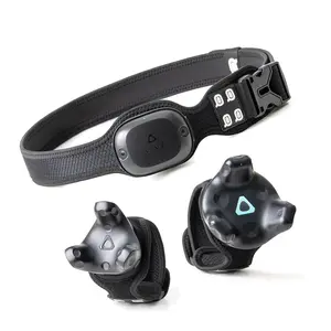 Trackerstraps for Vive  3.0, 2.0, Tundra , Vive UltimateTracker Empower Full   in VR Chat,and Other FBT Apps( Sold Separately) 1XBelt 2XShort Band Black
