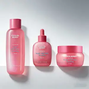 EQQUALBERRY 3PCS  NAD+ Peptide Boosting Toner – Radiance-Enhancing, Hydrating & Firming Toner for Dull Skin, Fine Lines & Wrinkles with Peptides & Ceramide – Anti-Aging Korean Skincare(5.07 fl.oz/150ml)