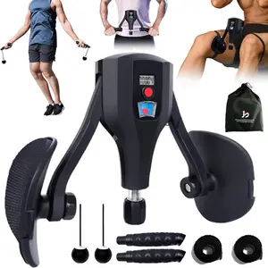 0-132 lbs Adjustable Resistance Inner Thigh & Pelvic Floor Kegel Exerciser with Arm Workout Handles & Wireless Jump Rope for Home Fitness for Women & Men