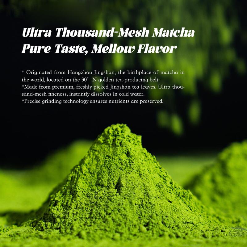 Matcha Cap |  Convenience for On-the-Go Lifestyles  | 12-Pack Premium Quality, Easy Brew | Jingbaiwei Matcha Cap | OnTheGo | HealthyAlternative | QuickRecipe