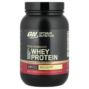Optimum Nutrition Gold Standard® 100% Whey Protein, Vanilla Ice Cream, 1.98 lb (899 g)