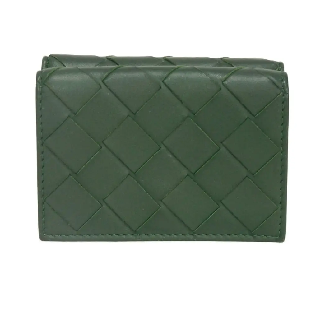 Pre-owned BOTTEGA VENETA Calfskin Small Leather Goods Tiny Wallet Trifold Wallet
