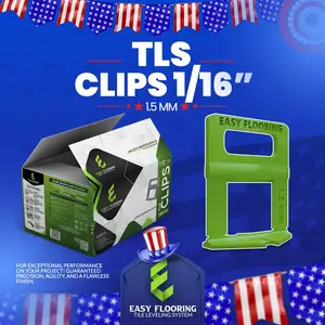 TLS CLIPS 1/16" - 1.5 mm - Tile Leveling System - Easy Flooring Orlando