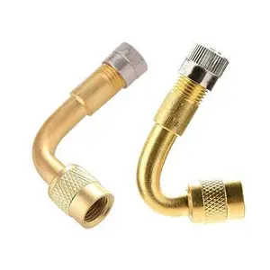 2Counts/Set Tire Valve Stem Extension - Universal for Cars, Motorcycles, Bikes & Mountain Bikes, Outdoor Tire Maintenance Accessory. Extends Valve Stem Length for Easier Tire Inspection & Inflation, Compatible with Multiple Vehicle Tire Types.