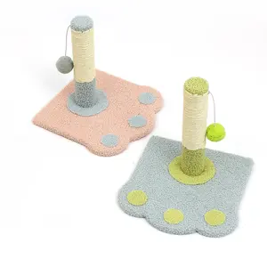 Cat Scratching Post, Small Cat Tree, Scratcher for Indoor Cats with Super Thick Scratching Post , Removable Flower Bed, Cat Scratch Post