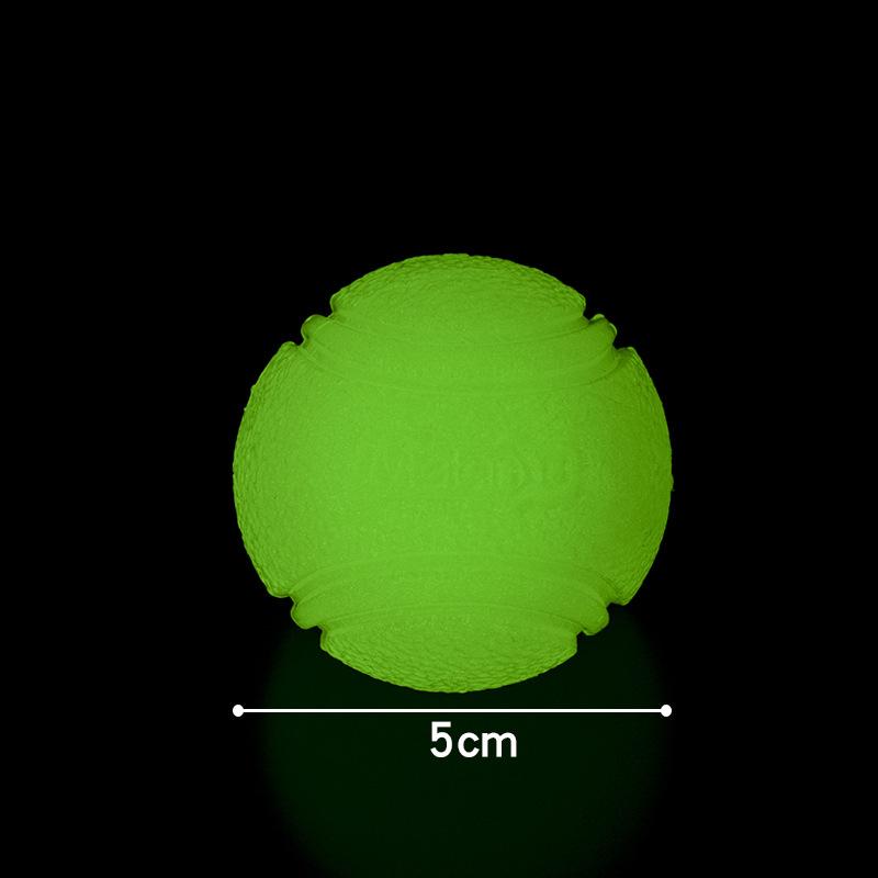 Dogs Training Interactively Educational Toy Flashing Elastics Ball Glowing for Teething Puppies and Active Bright Glowing