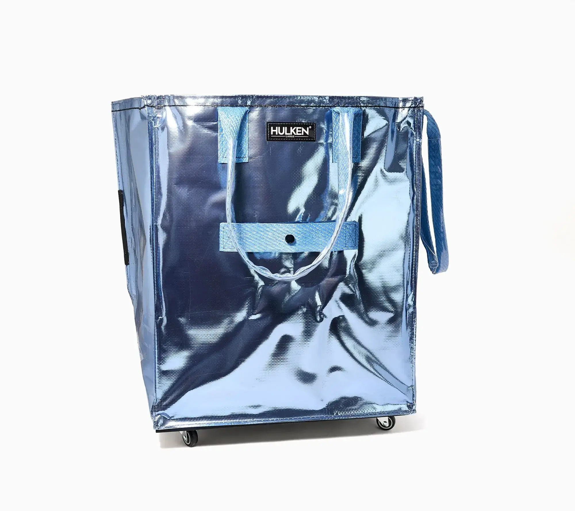 360° Swivel Universal Wheels Foldable Trolley Bag, Removable Base Plate Large Capacity Waterproof Rolling Grocery Bag
