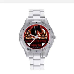 Workhorse Watch - Workhorse Mafia Design with Unique Emblem and Silver Band
