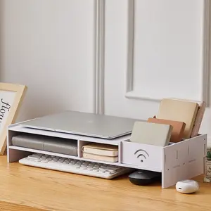 Computer desktop monitor stand, laptop and TV display lifting stand
