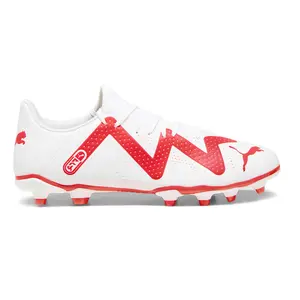 PUMA Mens Future Play Soccer Cleats Cleated, Firm Ground, Turf - White
