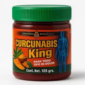 Curcunabis King Gel 125g Turmeric Gel Curcuma gel Antinflamatory  Skin Repair Moisturizers Pomada
