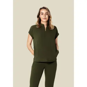 Mandarin Dolman Top Olive Mandarin Dolman Top Olive