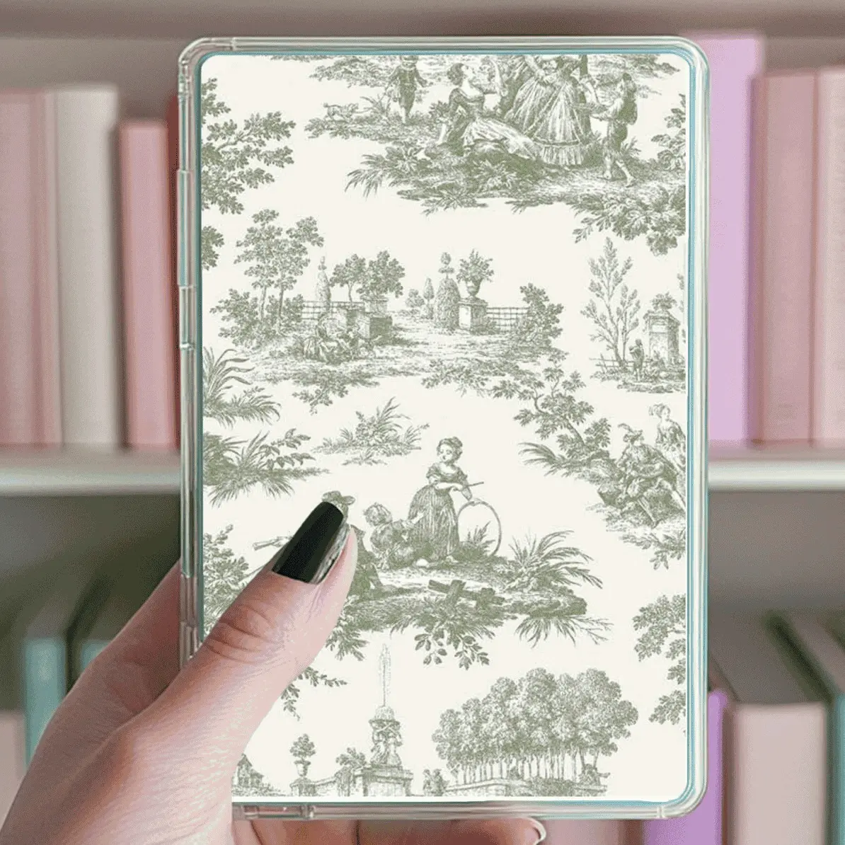 Kindle insert or Bookmark English Garden design  - Aesthetic Bookmark for Fantasy Book Lovers - Durable Thick Cardstock, Durable Design, Spring Style