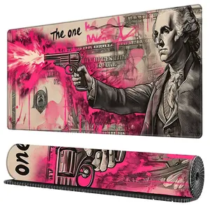 BHJLAXR Gaming Mouse Pad, Rectangle Gaming Mouse Pad, 1 Count Office Desk Keyboard Mat, Non-Slip Mousepad with Stitched Edges for Gaming and Office, Desk Accessories