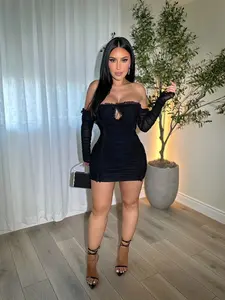 Amour Black Micro Dress Amour Black Micro Dress