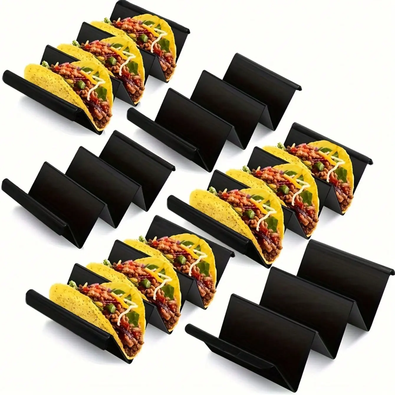 3/1pcs Multicolor Tortilla Warmer, Tortilla Holder, Wavy Tortilla Rack, Plastic Tortilla Stand, Tortilla Shell Holder, Tortilla Tray, Mexican Tortilla Rack, Tortilla Plate, Tortilla Support