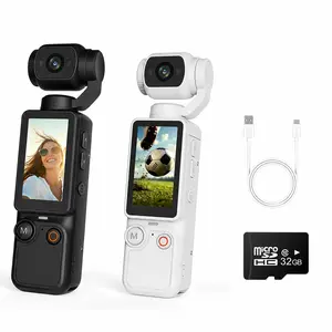 Portable Vlogging Camera with 180° Rotating Lens, Videos, Pocket Video Camera for Photography, Digital Camera for Meeting and Daily Use with SD Card,  Ideal Gift for Girls, Boys, and Beginners, Birthday Christmas Gift