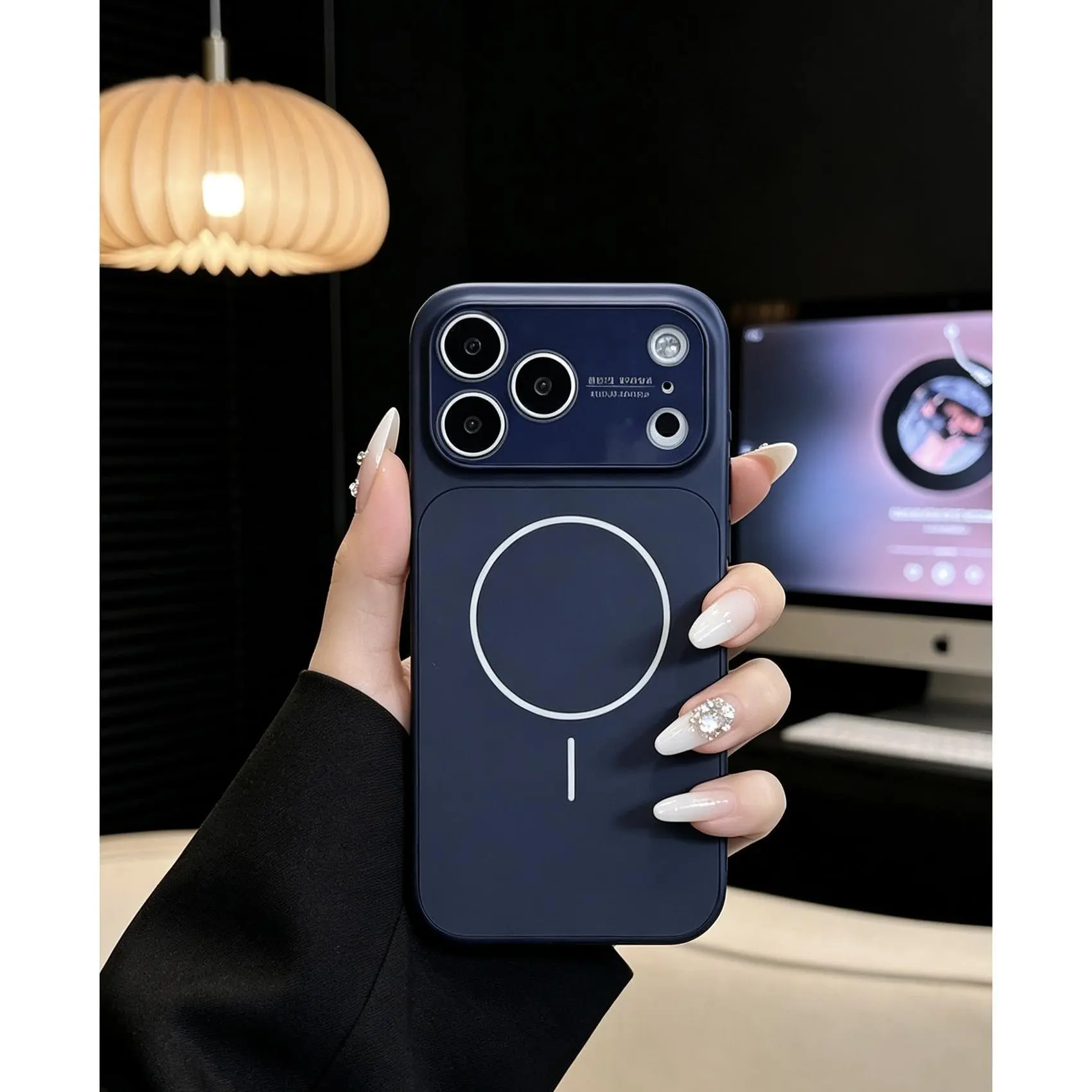 Magnetic iPhone Case (Magnetic Case Clone) - 2400GS Strong Magnet, Matte Back Panel Compatible with iPhone 17/16/15/14 Pro Max |   Stylish and Unique Design summerwins