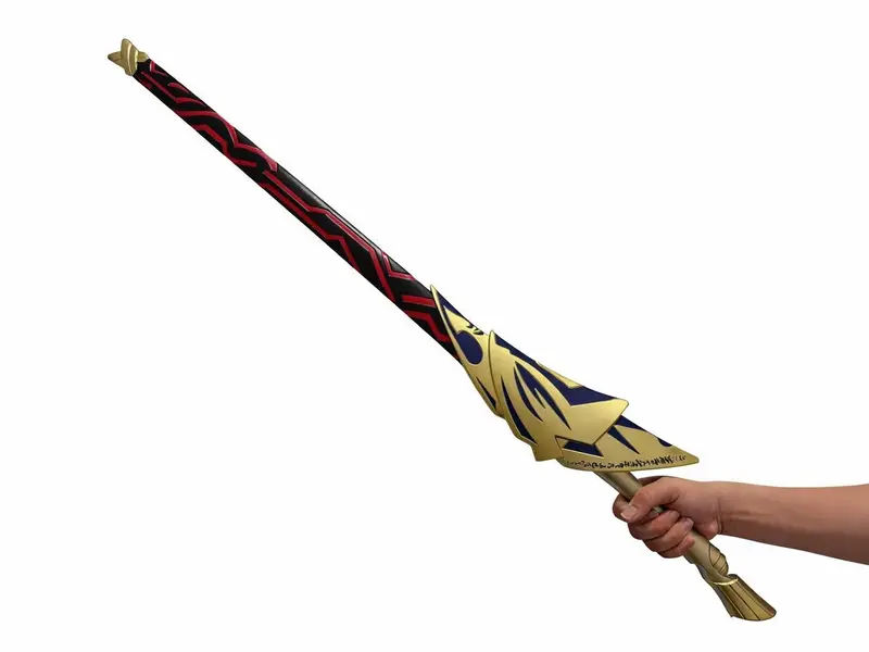 Kinstore Power Fantasy Ranger Red Lighting PU Foam Sword Black PU