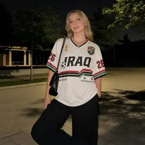 Iraq Soccer Mesh Jersey, Retro Mesopotamia Shirt, Custom Name Number Jersey, Iraqi Football Fan Gift, Vintage Iraq Soccer Tee