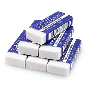 Tamaki 6 Pack Erasers, Large White Erasers for School Office, Art Eraser for Drawing