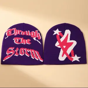 Purple Through The Storm Beanie
