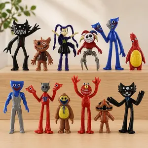 Bobby Playtime Figure Set 3-4in, Smiling Critters Prototype Lily Lovebraids Huggy Wuggy Mini Figures