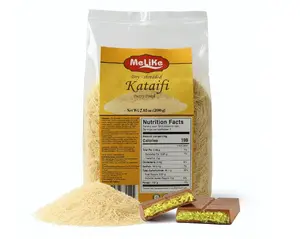 MELIKE Dried & Chopped Kataifi Shredded Fillo Dough 7oz (200g). dried Kadayif Pastry Dough, Ingredient for The Viral Dubai Chocolate Bar, Shredded Phyllo, Kunafa, Knafeh, Kataifi