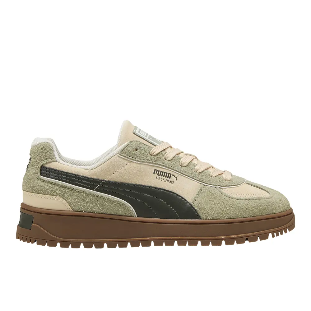 PUMA Mens Palermo Alpino Suede Lace Up Sneakers Shoes Casual - Green