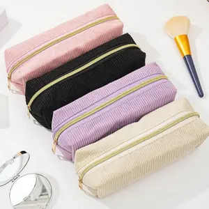 New Velvet Pen Case, Simple and Cute Stationery Bag, Girls' Makeup Brush Pouch, Envelope Design, Perfect for Daily Use