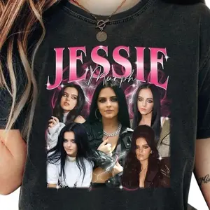 Jessie Murph Worldwide Hysteria Tour 2025 T-Shirt, Blue Strips Jessie Murph Shirt , Music Shirt, Casual Tee, Blue Strips Tee, 90s Fan Gifts 4