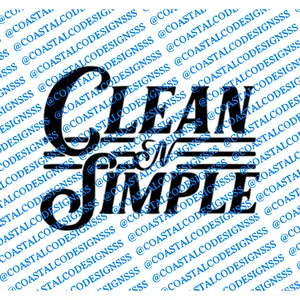 CLEAN N' SIMPLE DECAL
