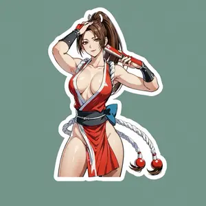 Street Fighter Iconic Fighter Mai Shiranui Sticker