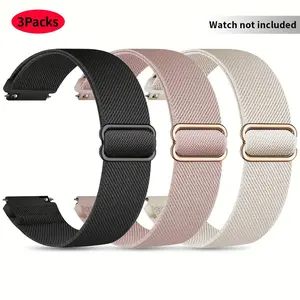 Minimalist Silicone Smart Watch Band, Solid Color Watch Band for Women & Men, Fashion Wearable Accessories Compatible with 18MM 20MM 22MM Huawei Samsung Xiaomi Smart Watch Series, Smartwatch Strap