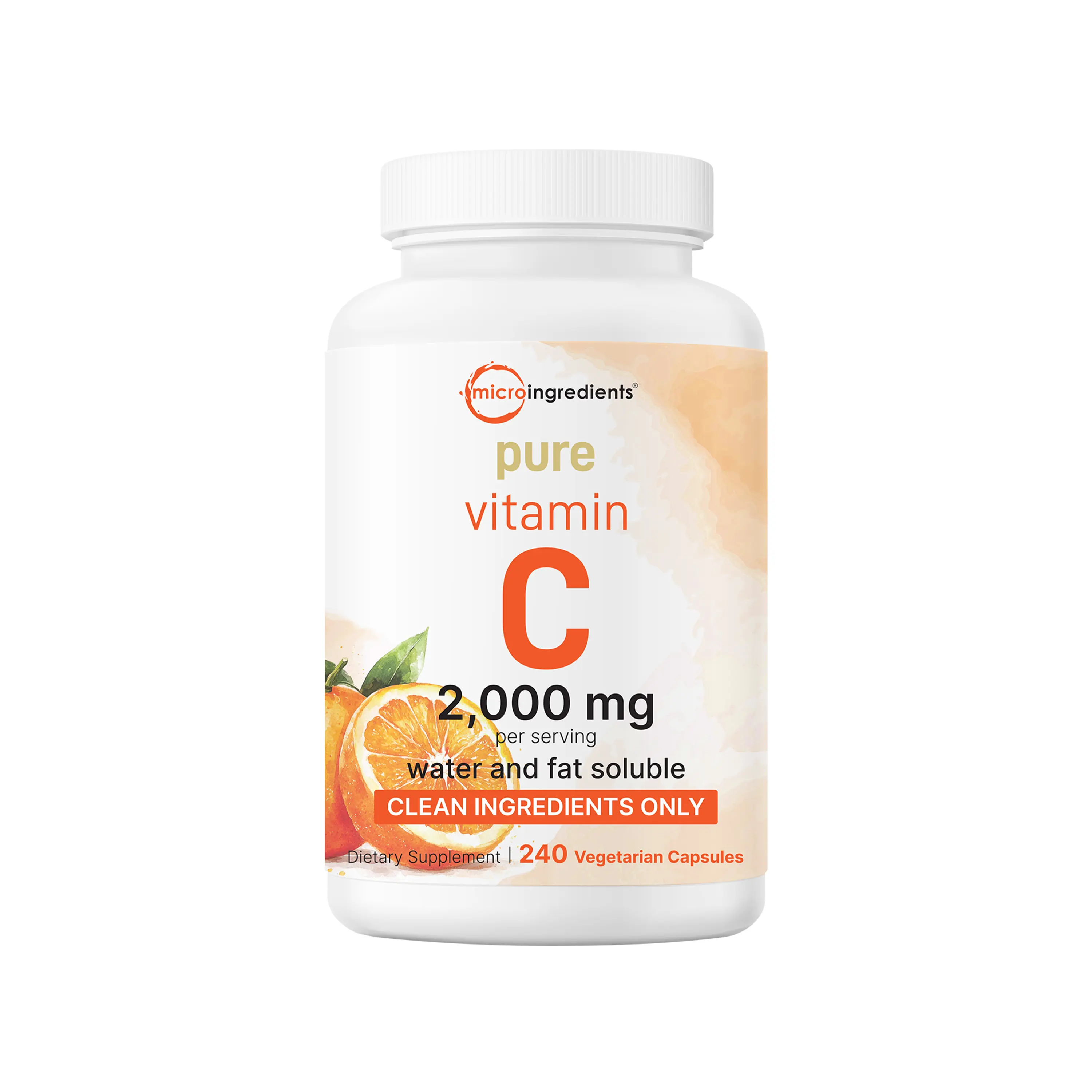 Pure Vitamin C 2,000mg, 240 Veggie Capsules Pure Vitamin C 2,000mg, 240 Veggie Capsules