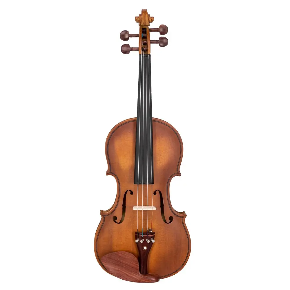 GV103 High-Quality 4/4 Size 4-Strings Violin for Individuals Over 145 cm - Spruce-Maple Construction, Spruce Panel, Matte Natural Finish, 1 Bow, Fingerboard, Cleaning Cloth, High-Quality Redwood Accessory, 1 Shoulder Rest, 4-Tube Tuner