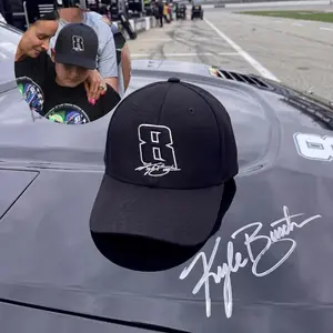 Premium Kyle Busch Dad Hat Rowdy Number 8 Racing Cap Embroidered Signature Baseball Hat Richard Childress Racing Merch NASCAR Fan Gift 8
