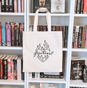 Fireheart Sublimated Canvas Tote Bag