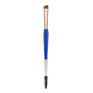 Bdellium Tools Professional Makeup Brush Golden Triangle 736 Double-ended Angled Definer / Spoolie for Lashes and Brows