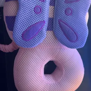 Fashion Backpack for Toddlers Adjustable Straps Soft Breathable Cotton Fabric Lightweight Design 0-3 Years Unisex CartoonAppearance Head Back Safety Function