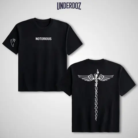 UFC Conor McGregor Notorious Unisex Cotton Round Neck Short Sleeve Tops - Men's Casual Streetwear Soft Sports Graphic Fabrics Apparel for UFC Fans, XXL, All Seasons, Cold Wash, 7-Day Return/Exchange, Do Not Dry Clean, Affordable Fashion, Shortsleeve