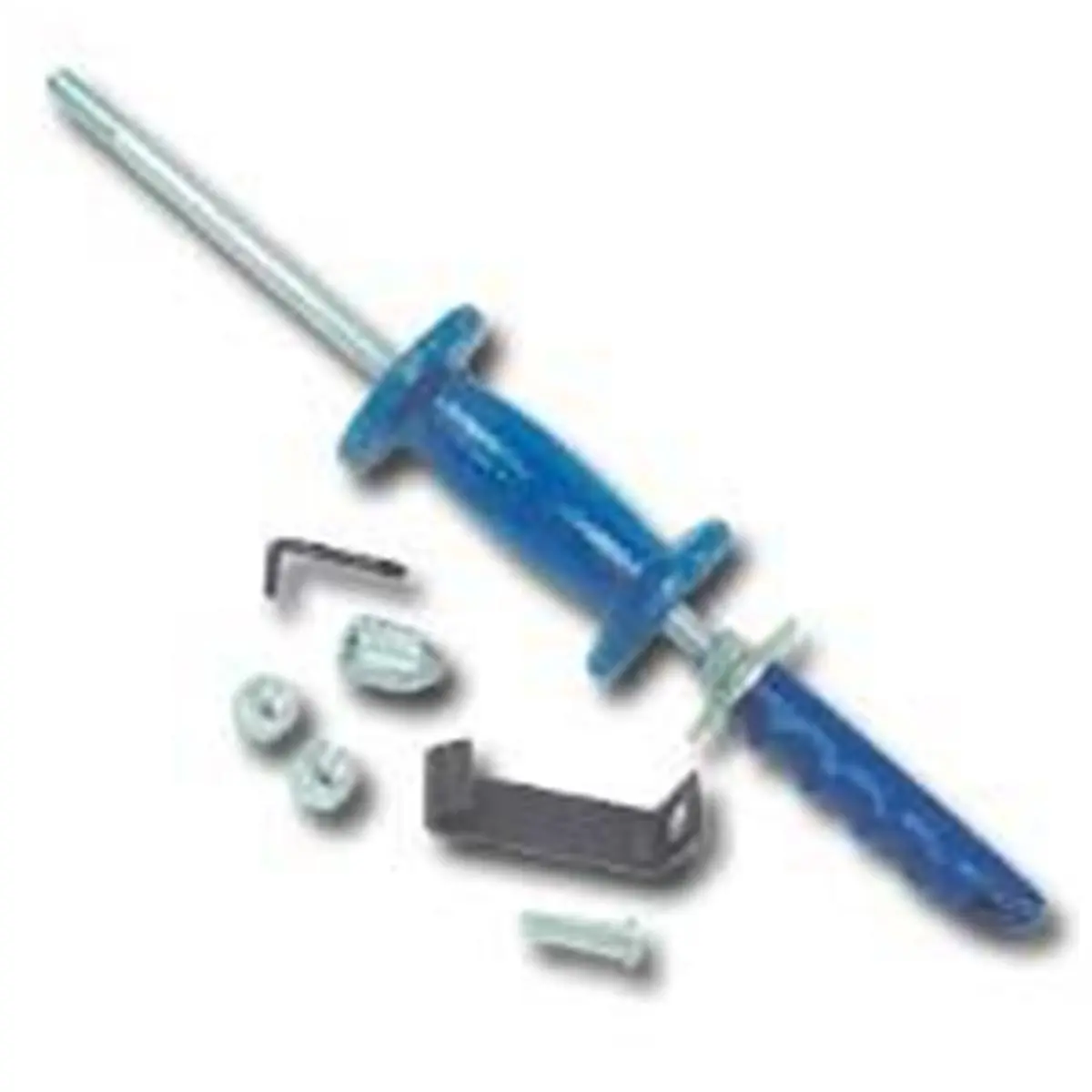 212 MAIN SG Tool Aid SGT81500 Junior Slugger 3lb Slide Hammer Dent Puller - Heavy-Duty Steel Body, Vinyl Grip, 5lb Capacity, Nose Cone, Dent Removal, Shock Cushioning, 2 Jam Nuts, Easy Storage, Includes Parts, Auto Repair Lifetime Tool, 5 Lbs Total Weight