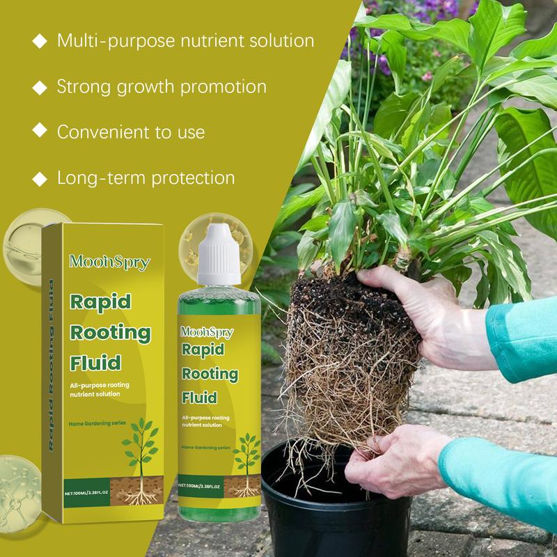 MoonSpry Green Plant Root Solution Horticultural Flower Plant Roots Absorb Growth Nitrogen And Potassium Fertilizer Nutrient Solution