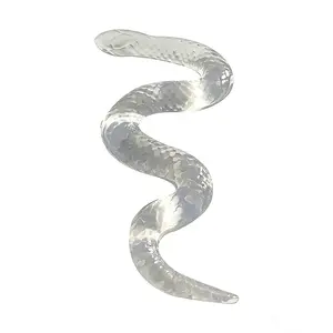 Transparent Snake Squishy, Stress Relief Squeeze Toy, Funny Prank Decompression Toy for Adults & Kids