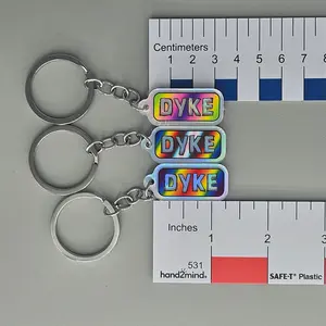BONEYARD Mini Keychain - "DYKE"