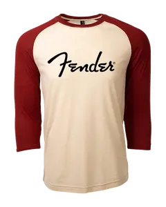 Fender Raglan Cream Tee