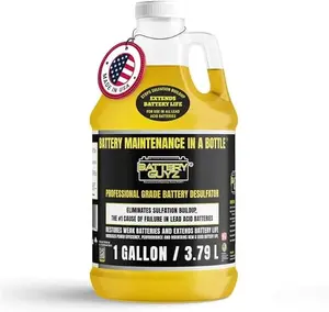 Desulfator to Extend and Renew Battery Life - Golf Cart Batteries - Battery Acid Refill - Batteries Restorer - 48v/12v/8v/6v and All Lead Acid Batteries - 1 Gallon US (3.78 L) As Seen On TV