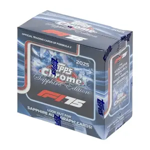 2025 Topps Chrome F1 Formula 1 Sapphire Edition Box