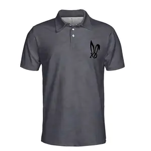 Black Xo Logo Camouflage Polo Shirt for Men Short Sleeve Outdoors Fishing Hunting